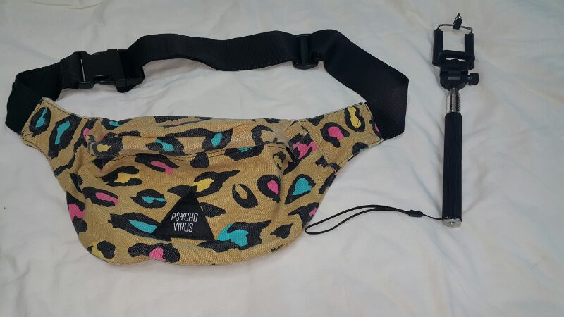 리본가방 에코백 힙색 셀카봉 이미지