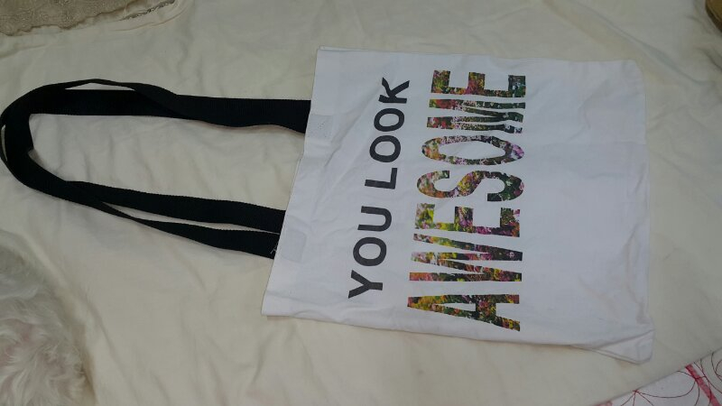 리본가방 에코백 힙색 셀카봉 이미지