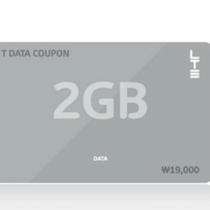 이월가능)skt데이터 쿠폰2.2GB 판매