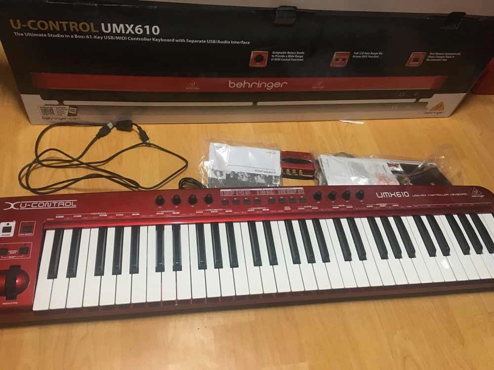 베링거 umx610 마스터 키보드 이미지