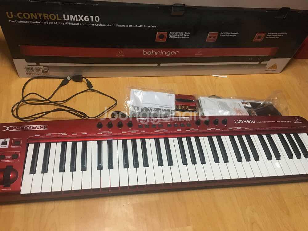 베링거 umx610 마스터 키보드--0