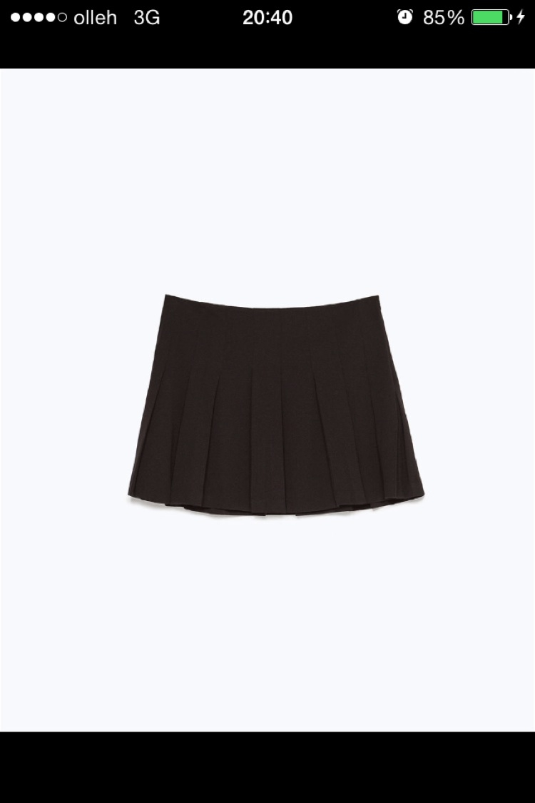 자라 미니 플리츠 스커트 s--2