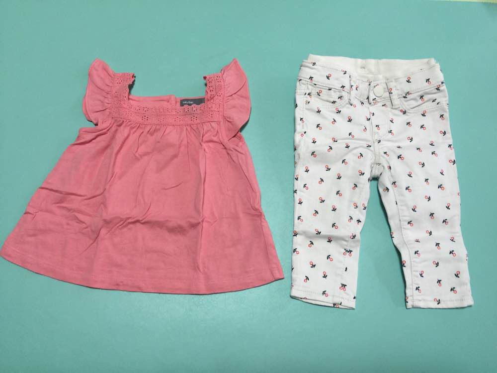 갭 나시티+바지 6~12개월 이미지