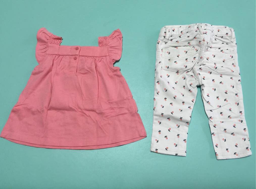 갭 나시티+바지 6~12개월 이미지