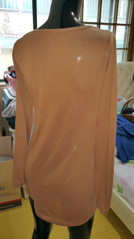 누드베이지기본티 이미지