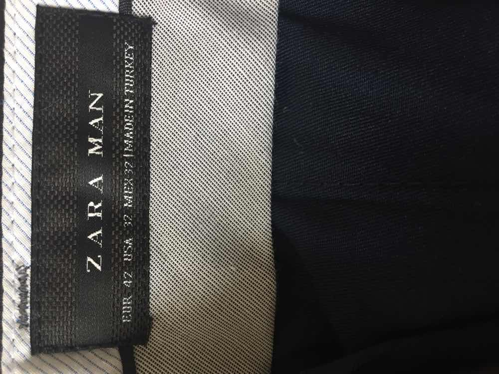 자라 슬랙스 미착용 이미지