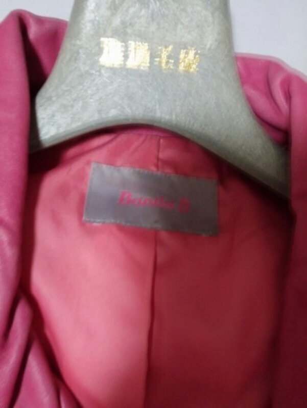 BANILA B 바닐라비 핫핑크 양가죽 자켓 55 이미지