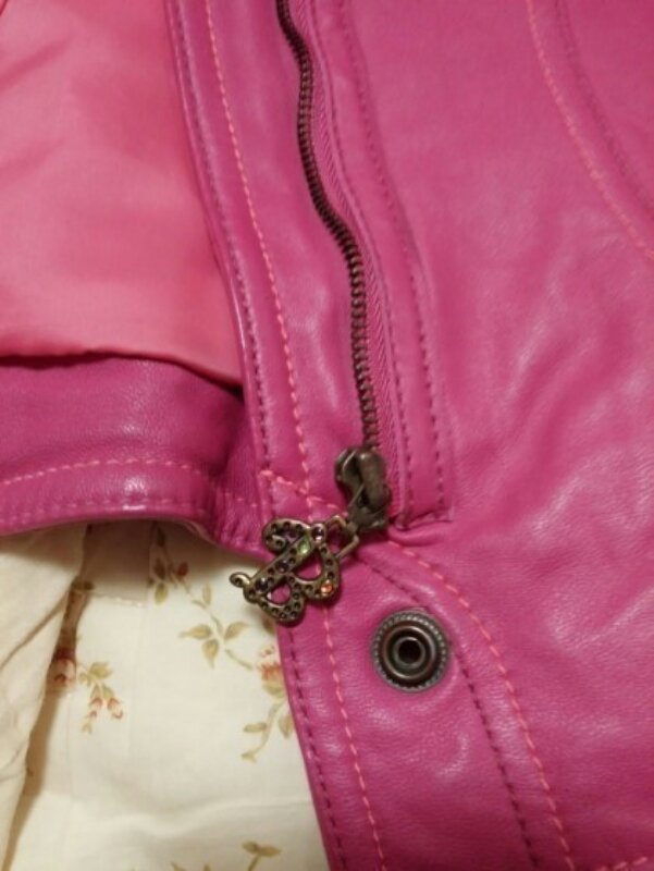 BANILA B 바닐라비 핫핑크 양가죽 자켓 55 이미지