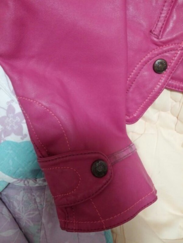 BANILA B 바닐라비 핫핑크 양가죽 자켓 55 이미지