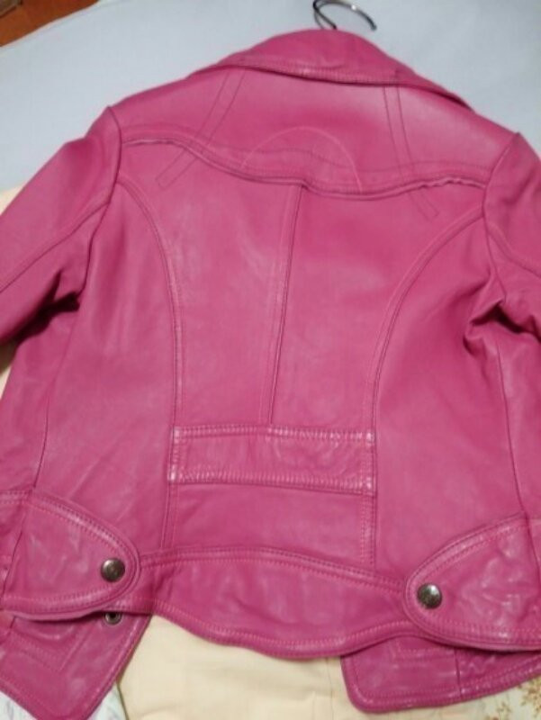 BANILA B 바닐라비 핫핑크 양가죽 자켓 55 이미지