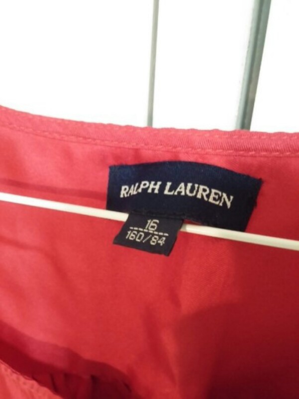 폴로 랄프로렌 실크 탑 블라우스--1