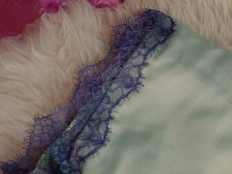 일본 LILY BROWN 민트 레이스 반바지 55--3