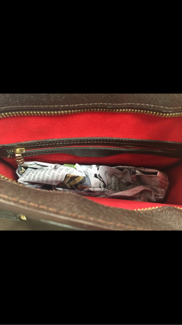 17. 루이비통 다미에 고급형 토드백--2