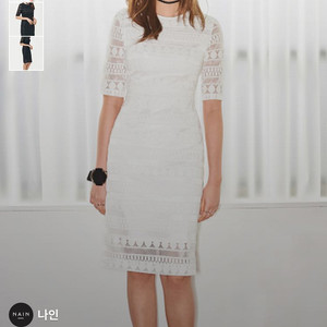 나인 레이스 원피스 m사이즈