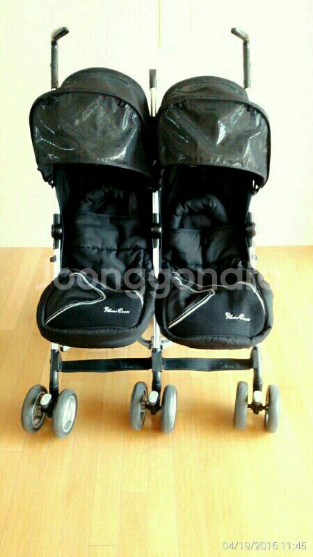 팝듀오 쌍둥이유모차판매--0