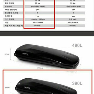 하프로 루프박스제니스6.5와 가로바포함
