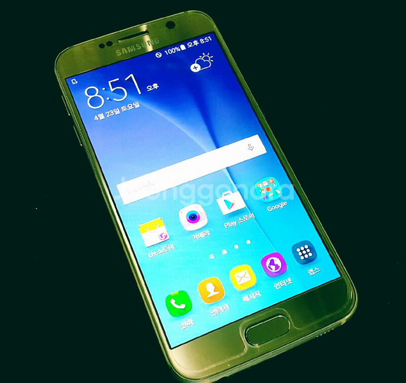 갤럭시 S6 골드 64G--0