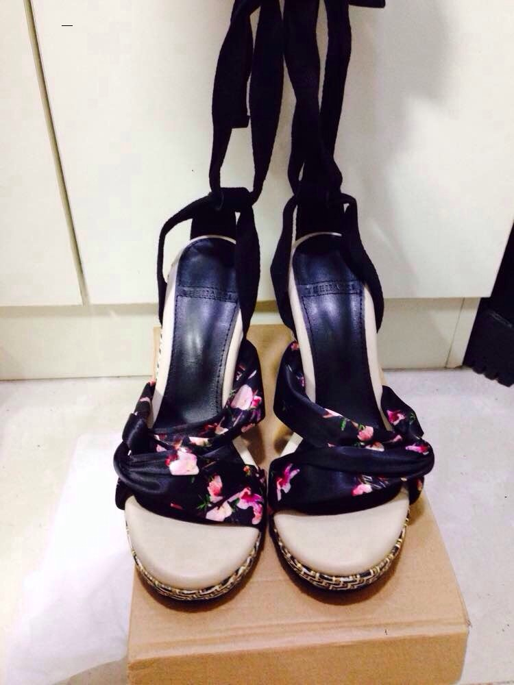 블랙웨지힐 245mm 새상품--0