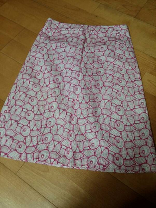 발렌시아 플로랄 핑크 레이스 스커트 55사이즈 이미지