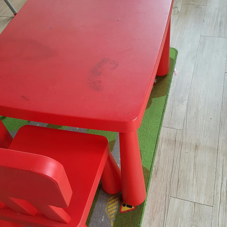 이케아 키즈테이블세트--1
