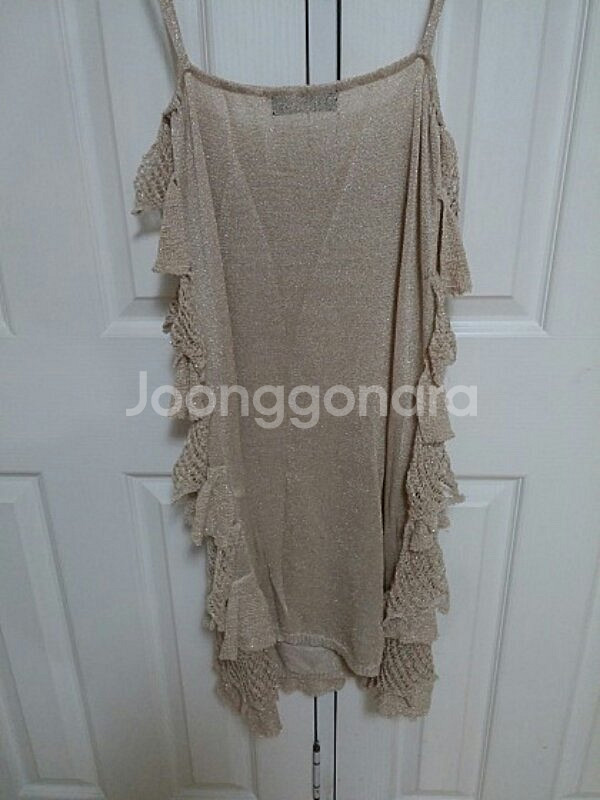 수입 질스튜어트 골드 니트 뷔스티에 55사이즈--5