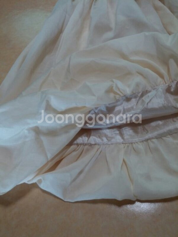 일본에서 사온 아이보리 버블 뷔스티에--5