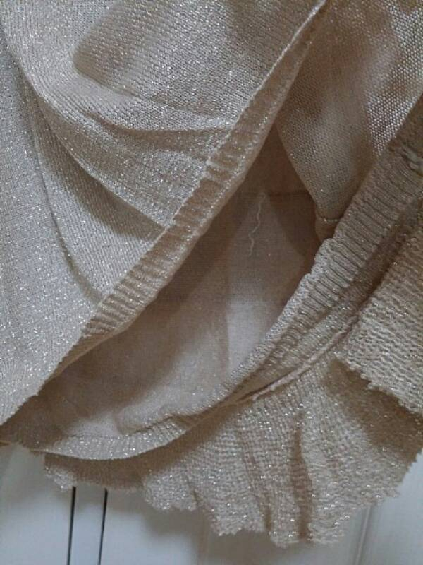 수입 질스튜어트 골드 니트 뷔스티에--4