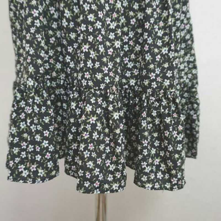 새) 잔꽃 프릴 러플 플라워 밴딩 차이나 리본 원 이미지