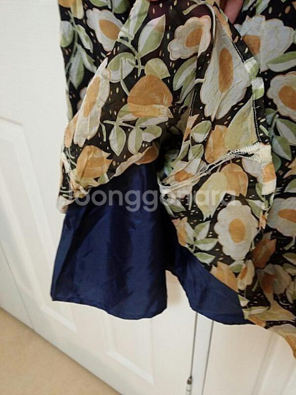 케이트모스 topshop 꽃무늬 실크 원피스 55--2