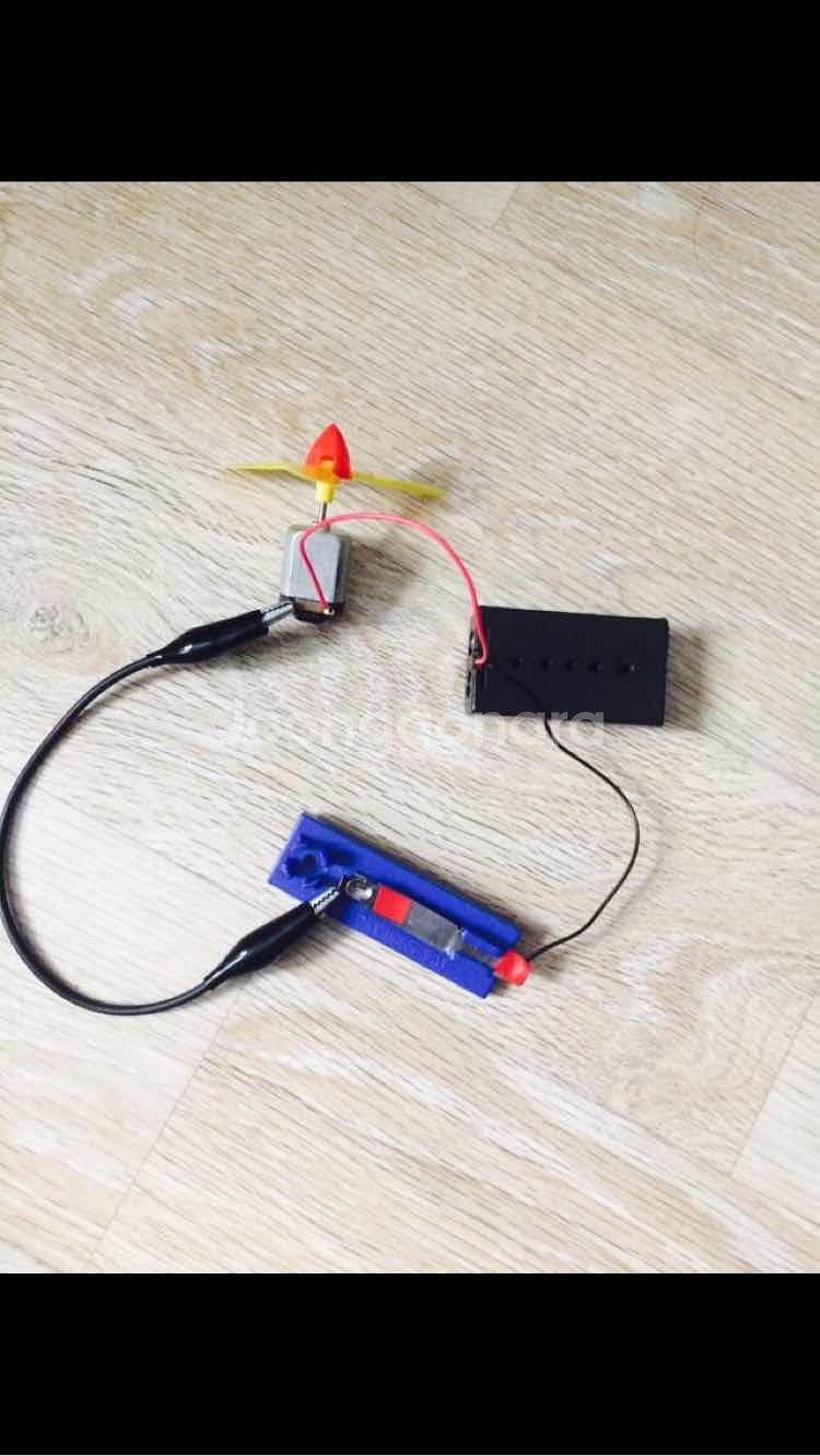 선풍기만들기 전기 회로--0