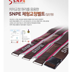 snpe 자세교정벨트팝니다.