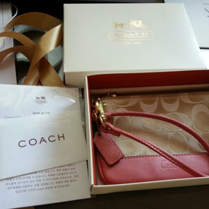 코치 coach 손지갑(파우치)