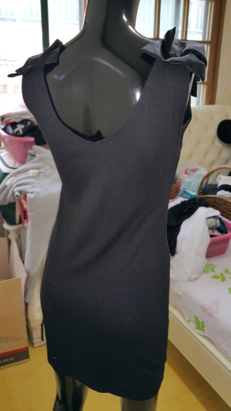 어깨리본원피스 이미지