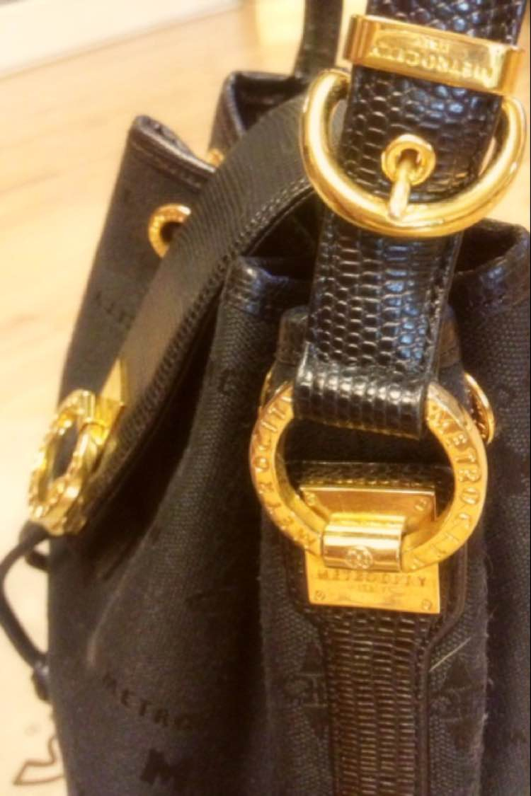 [정품] 메트로시티 블랙 버킷백 이미지