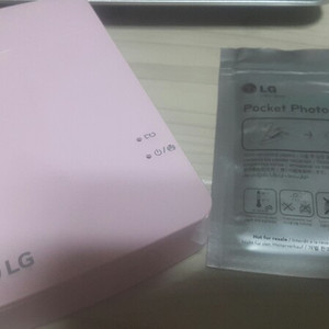 LG포켓포토3 핑크+포토페이퍼12장 팝니다