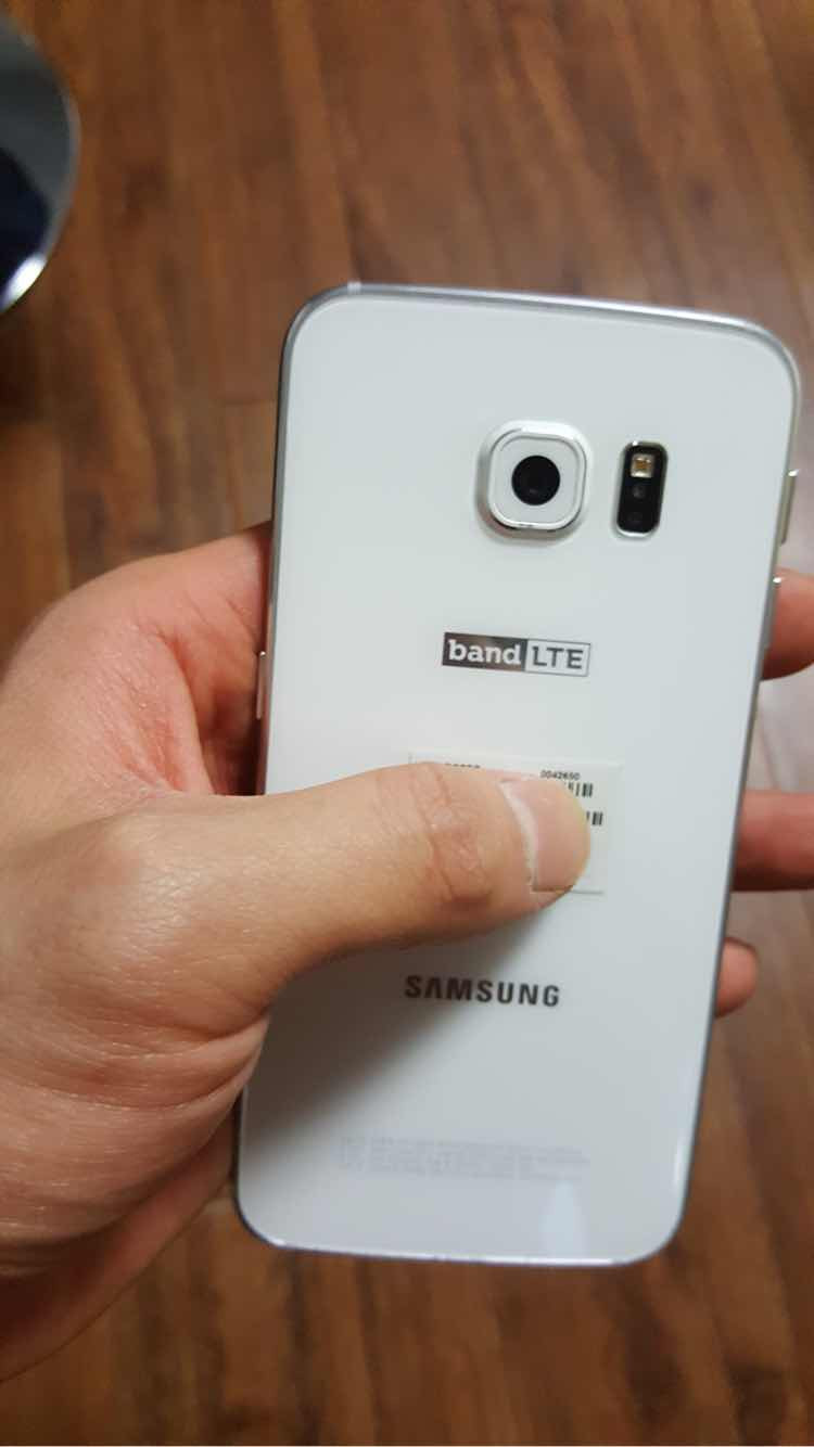 갤럭시s6엣지 화이트 32GB 이미지