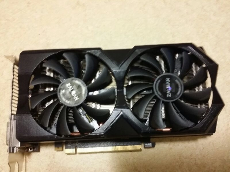 잘만 지포스 GTX760 게이밍 D5 2GB 백플 이미지