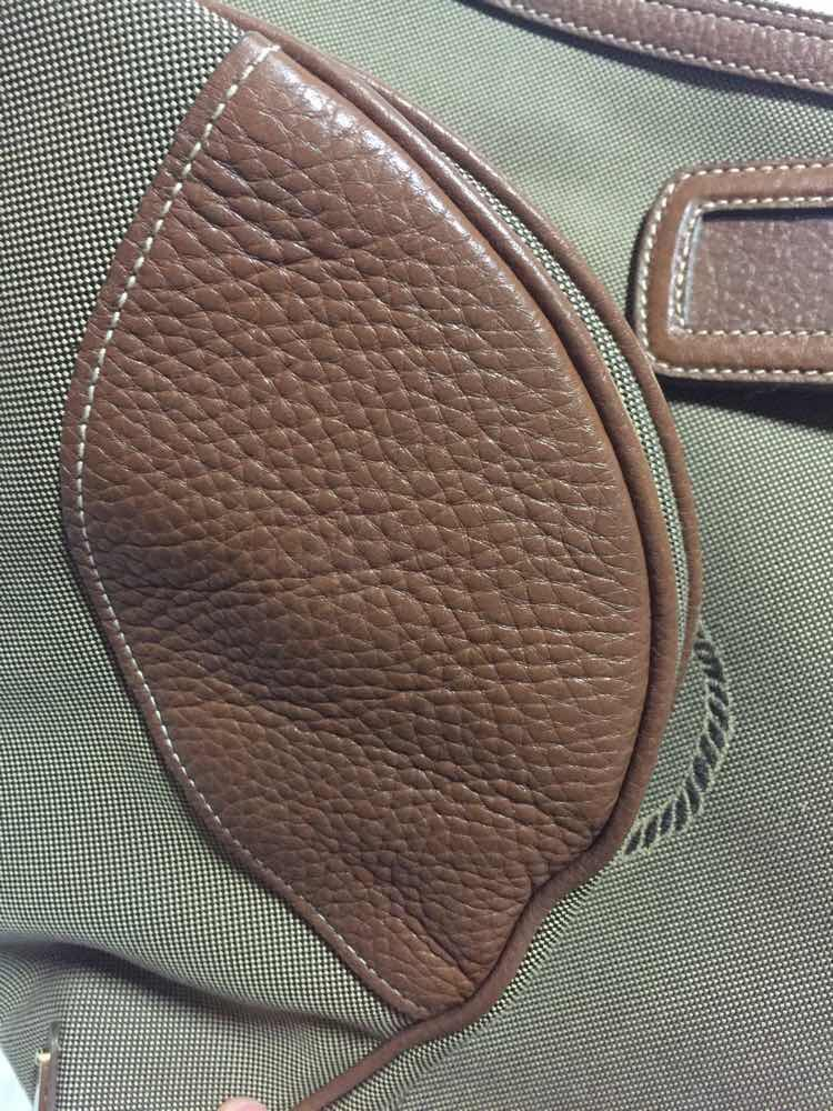 정품 프라다 자카드 호보백--3