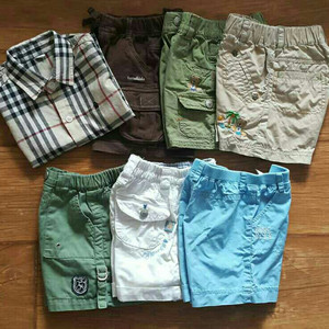 남아90 반바지6종 체크셔츠1종