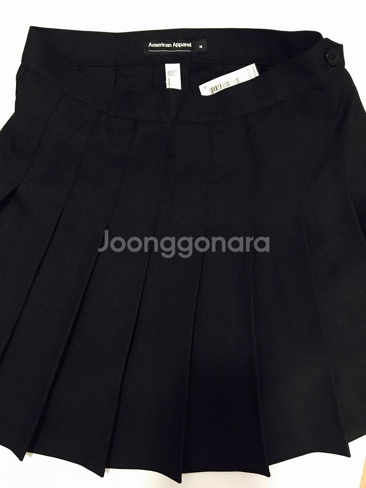 아메리칸 어패럴(AA) 테니스스커트 블랙 사이즈M--2