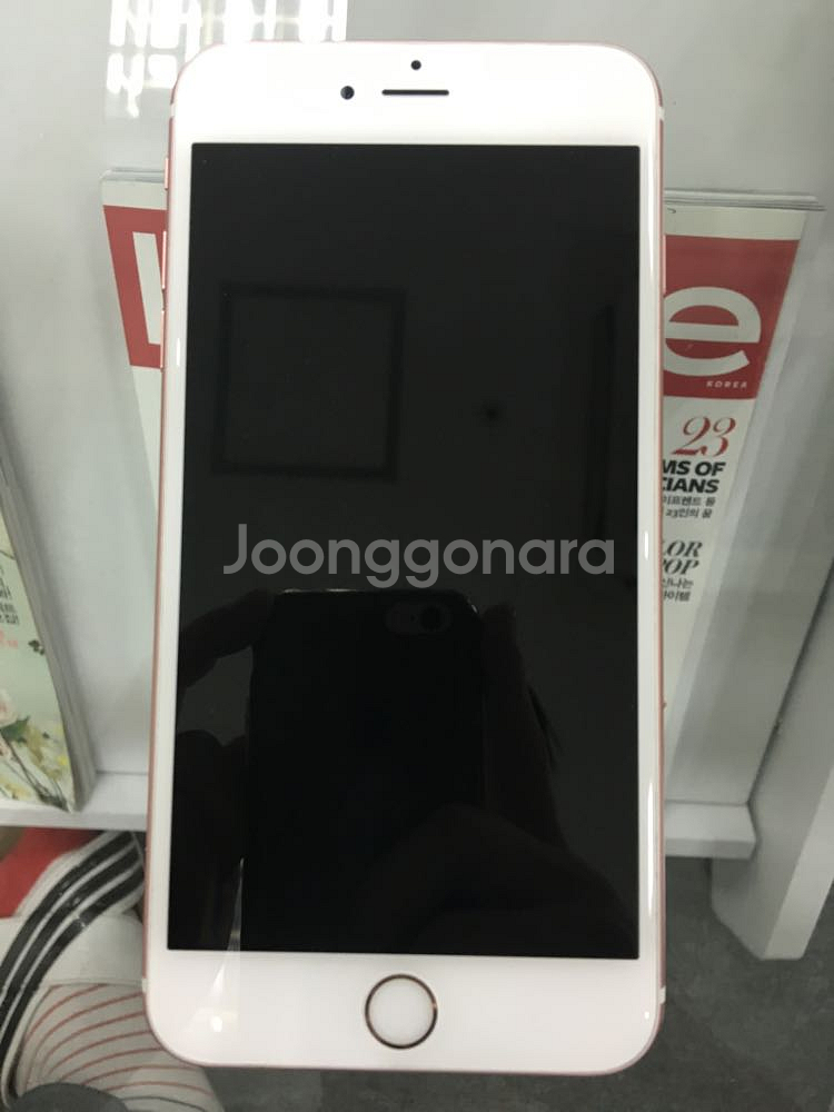 아이폰 6s+ 64g 핑크골드 리퍼 남은폰 팝니다--5