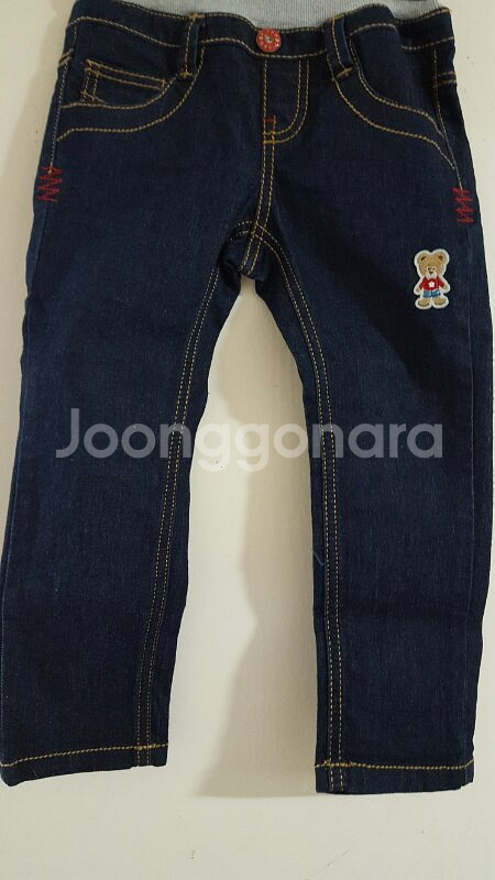 아동용 곰돌이 청바지--0