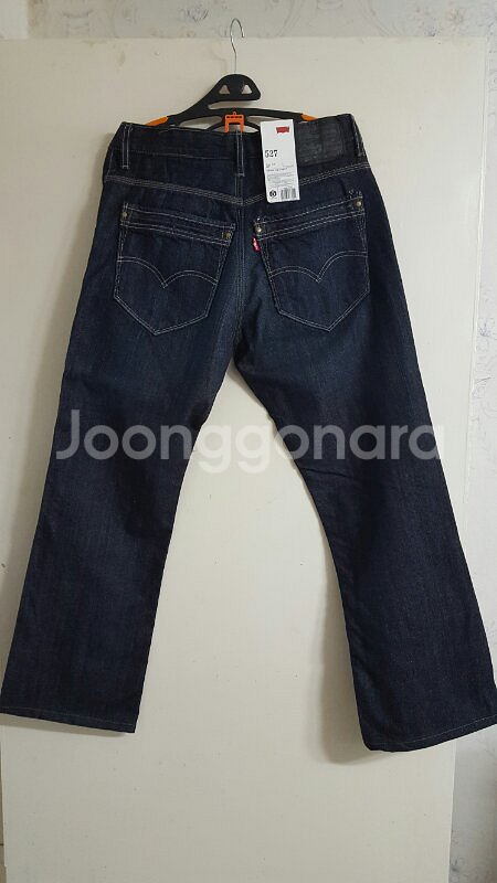 리바이스 527 블랙 36 남성용 청바지(새제품)--1