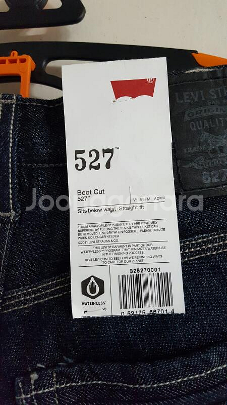 리바이스 527 블랙 36 남성용 청바지(새제품)--2