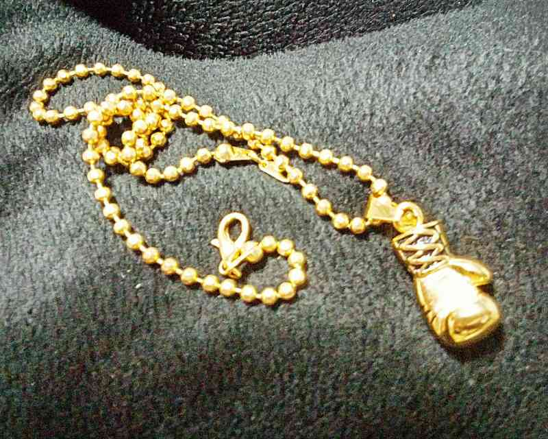 필라델피아까지가서 구입한 록키발보아 순은도금목걸이 이미지