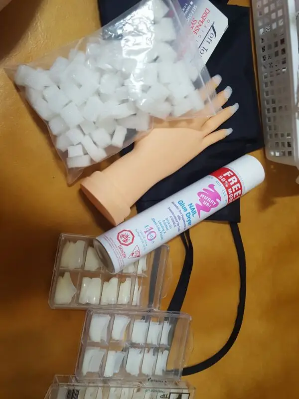 네일아트학원 재료 이미지
