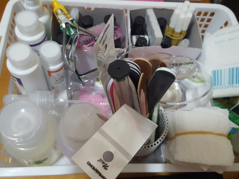 네일아트학원 재료--1