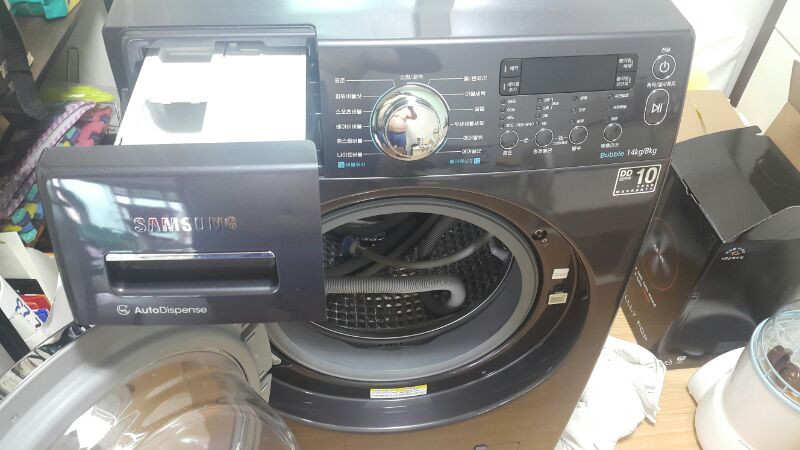 삼성 버블 드럼세탁기 팔아요 이미지