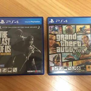 ps4 - GTA5, The last of us