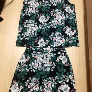 꽃무늬 린넨세트